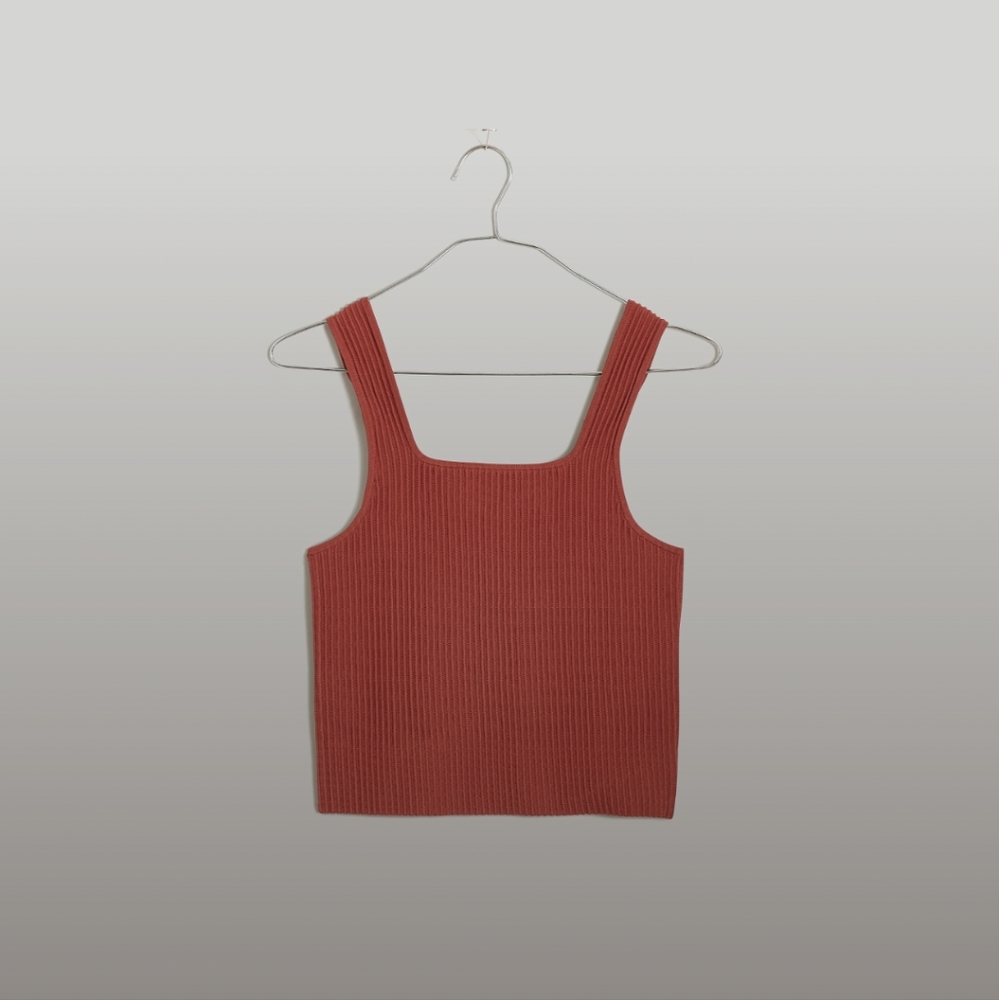 Madewell Women's Ottoman Sweater Tank in Antique Rose - Size XS